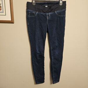 Old Navy Maternity Rockstar Super Skinny Front Low Panel Size 6